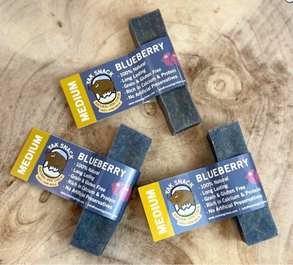 Yak Snack Himalayan Blueberry Dog Chew Medium