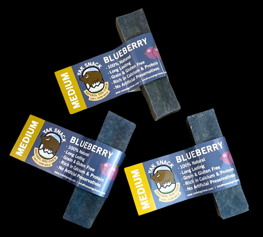 Yak Snack Himalayan Blueberry Dog Chew Medium