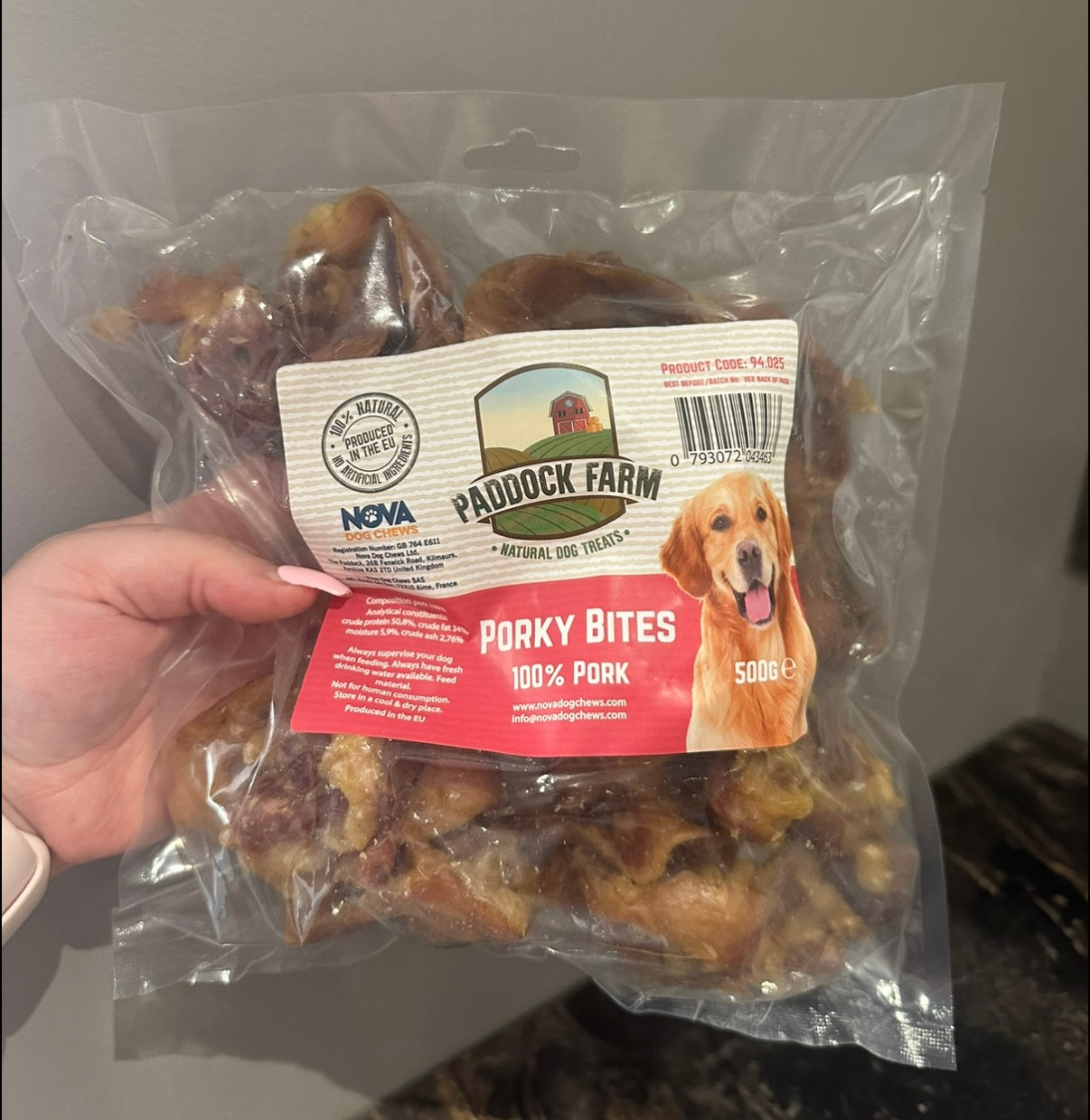 Porky bites 500g