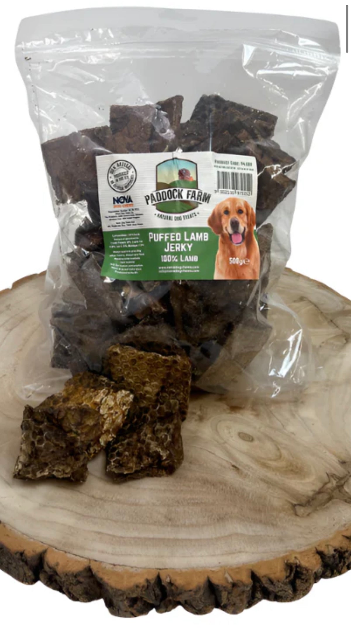 Puffed Lamb Lung Jerky 500g