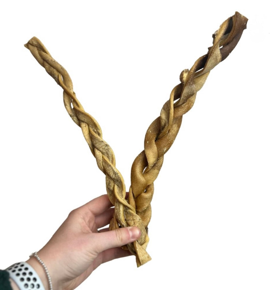 Braided Beef Skin 30cm (1pc)