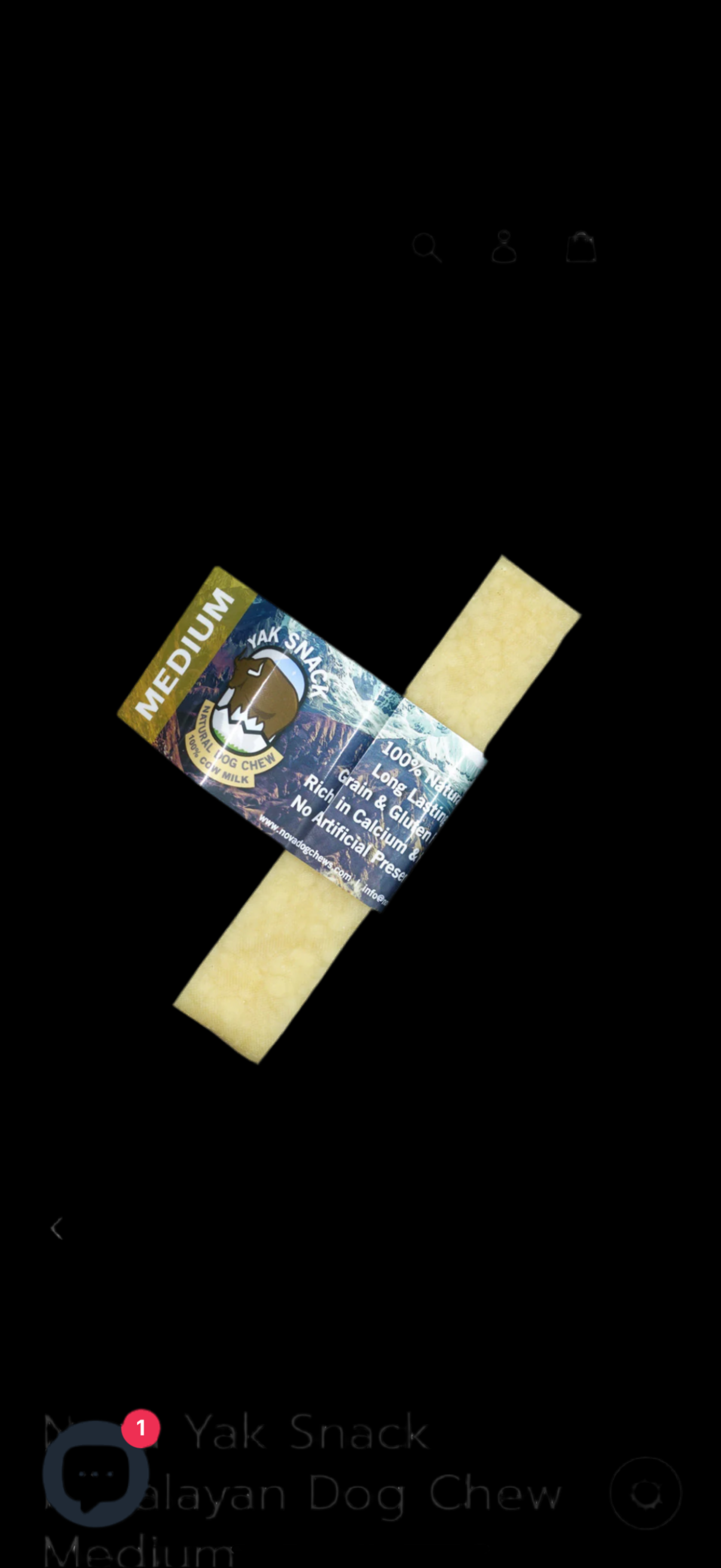 Yak Snack Himalayan Dog Chew Medium