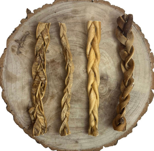 Braided Beef Skin 30cm (1pc)
