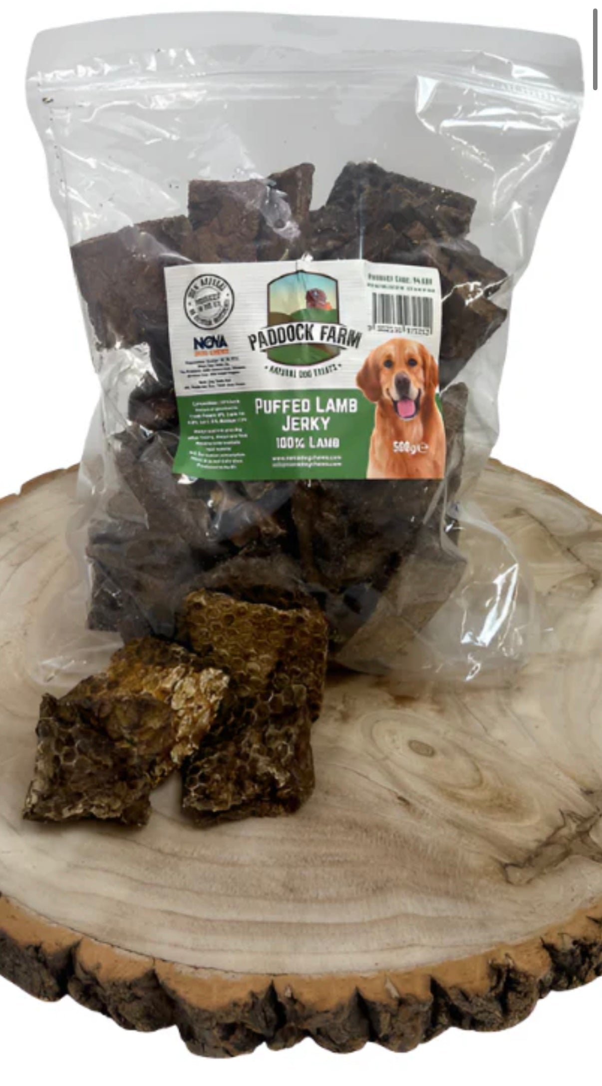 Puffed Lamb Lung Jerky 500g