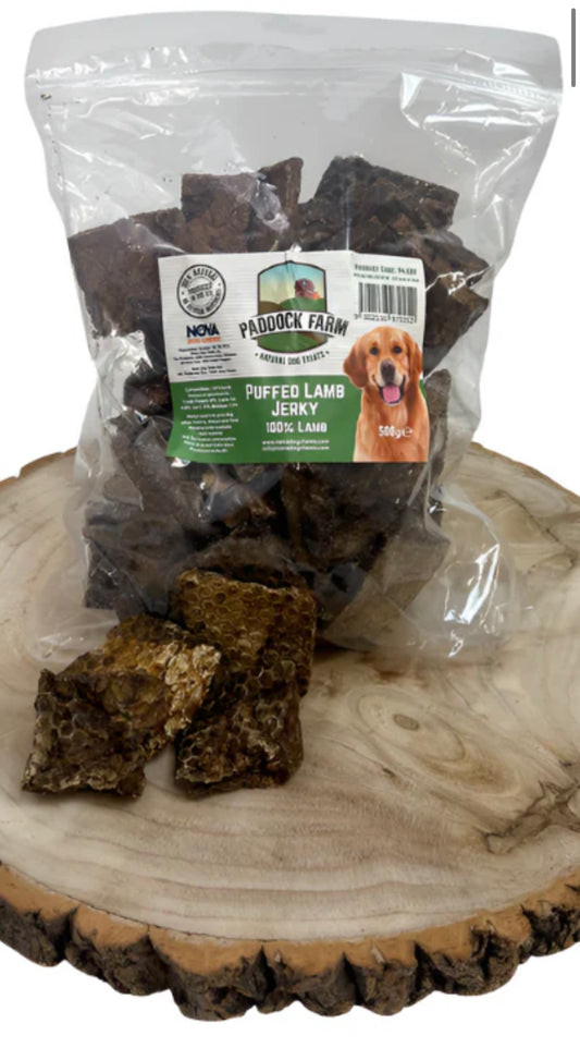 Puffed Lamb Lung Jerky 500g