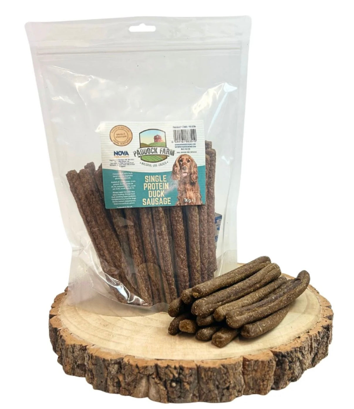 1KG Duck Sausages (Single Protein)