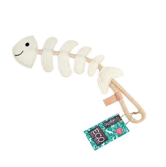 Thin Lizzie the Bonefish, Eco Dog Toy