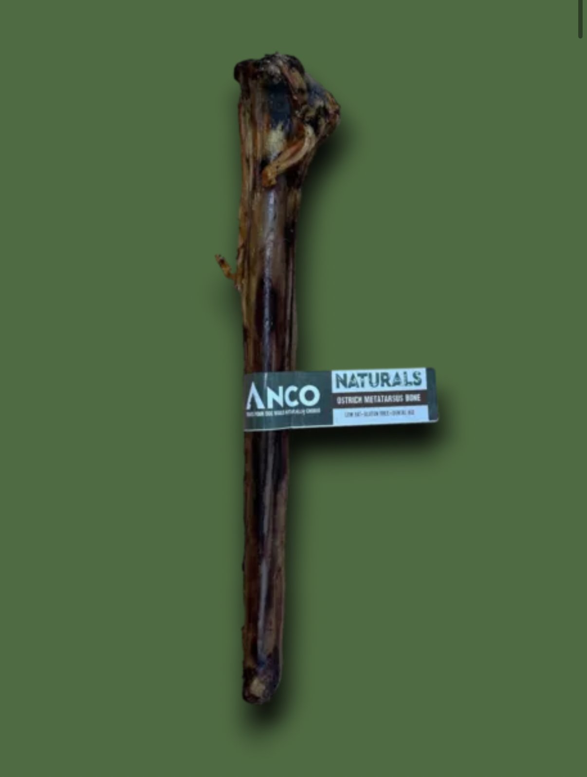 Anco Naturals Ostrich
Metatarsus Bone