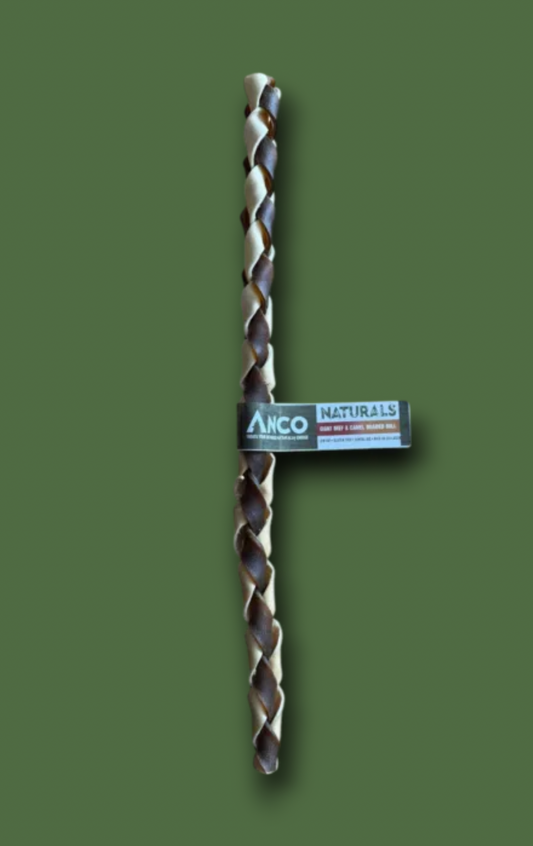 Anco Naturals Giant Beef and
Camel Braided Roll