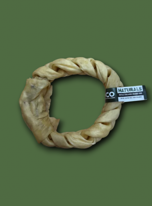 Anco Naturals Giant Buffalo
Collagen Braided Ring